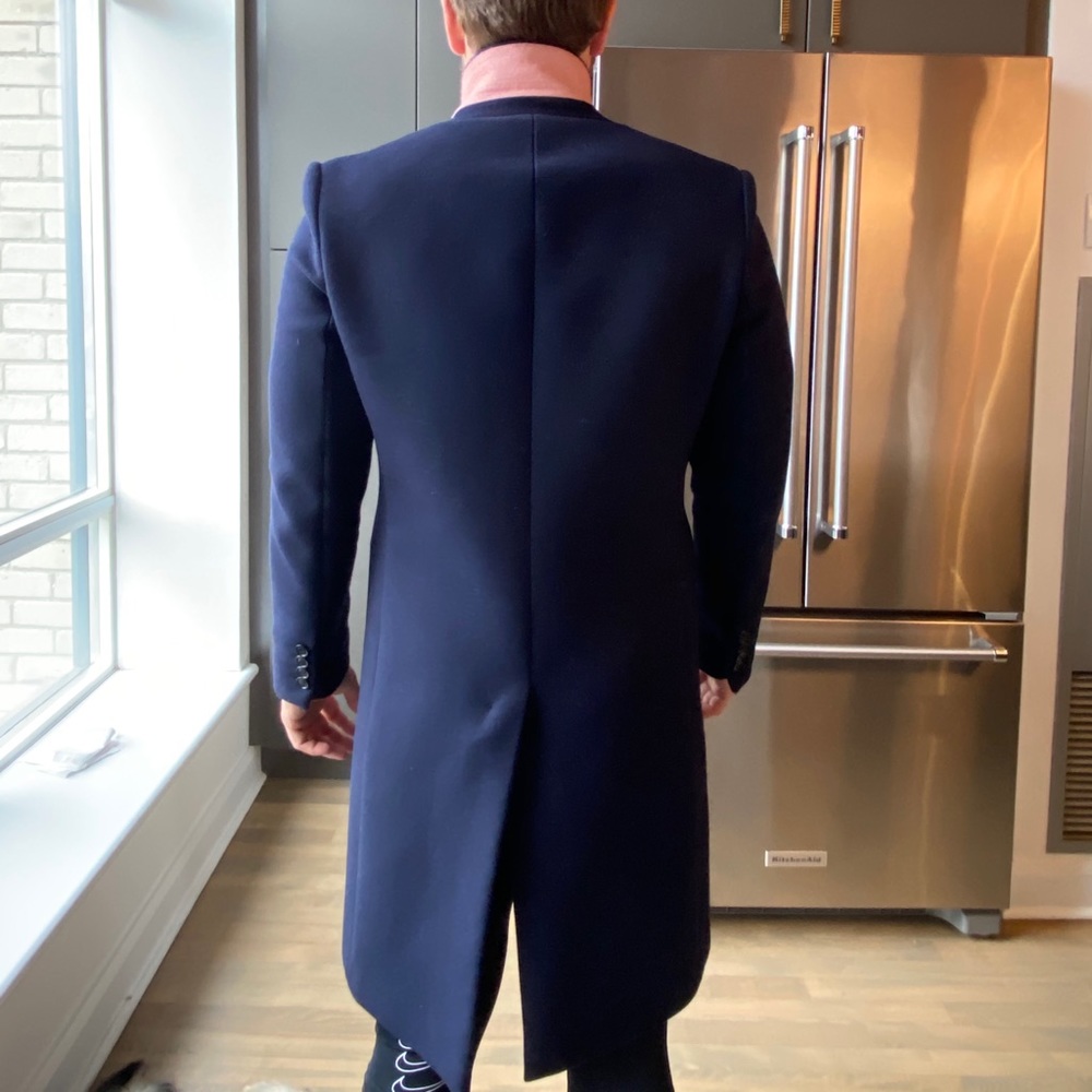 Navy Blue Acne Coat - Picture 2 of 5